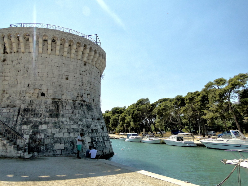 Historic Fortress on the Coast in Trogir, Croatia
