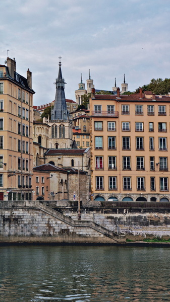 Serene Lyon, France: The Old Town by the River