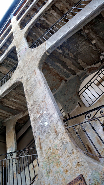 Dilapidated Beauty: The Old Stairs in Lyon, France