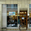 Bookstore with a distinctive facade in a European city