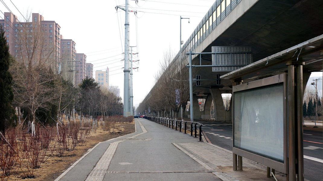 Shenyang: An Empty Cityscape Under an Overcast Sky