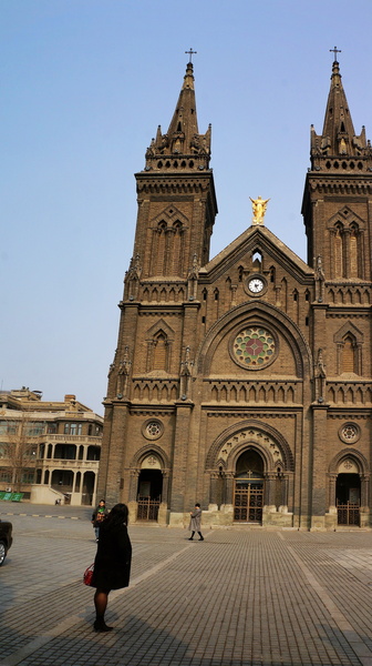 Historic Gothic Cathedral in Shenyang, China
