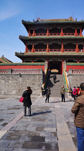 Historic Chinese Temple and Courtyard