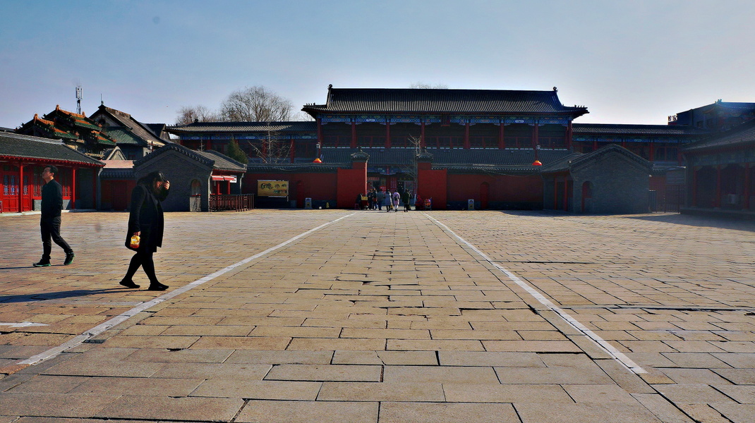 Empty Square in Shenyang, China