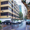 A Rainy Day on a Residential Street in Hangzhou, China