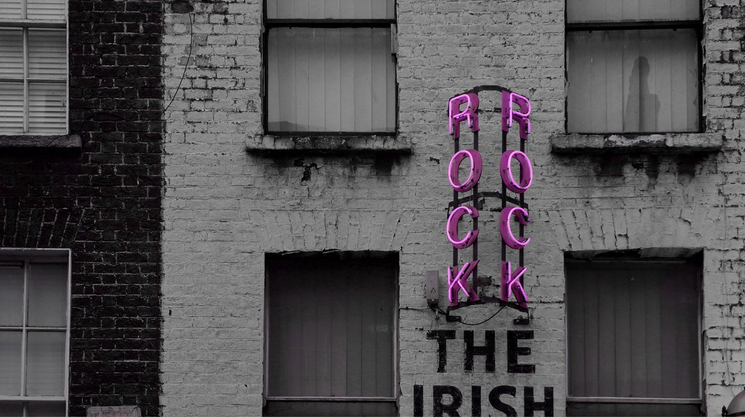 Vibrant Neon Sign in Dublin