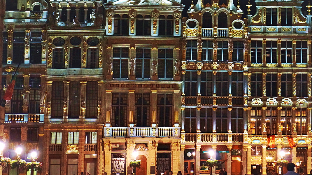 The Grand Place of Brussels at Night