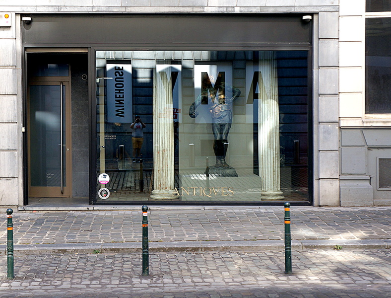 Urban Shopfront with Mannequins