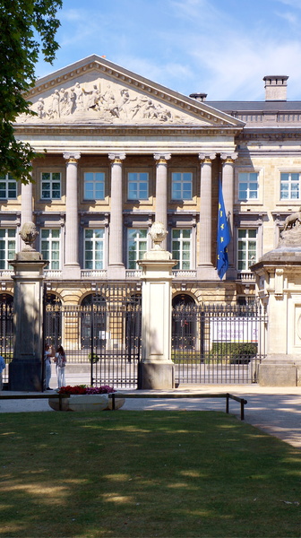 Historic Government Building in Brussels, Belgium