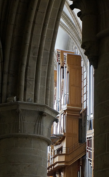 The Majestic Organ of a Gothic Church