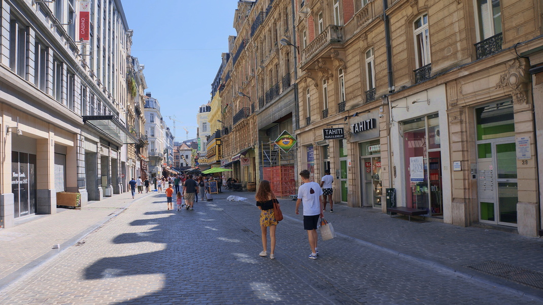 A Street Scene in Brussels
