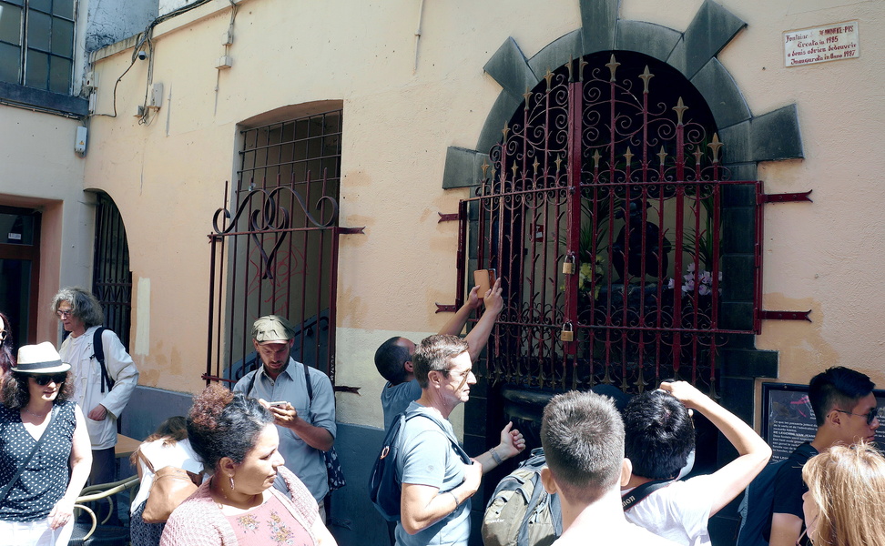 Outdoor Gathering at a Historical Site