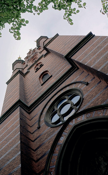 Storied Red-Brick Church