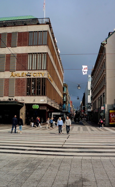 Vibrant Stockholm Streetscape