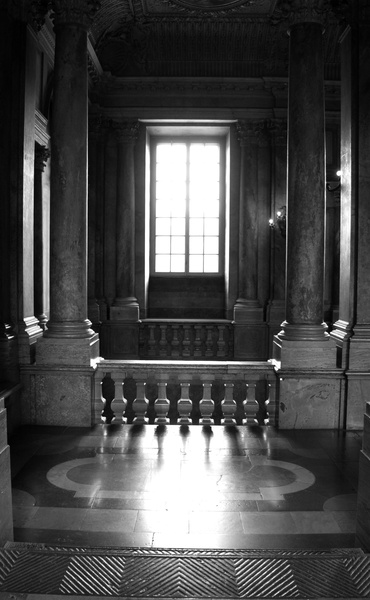Elegant Stairwell in a Historic Swedish Government Building