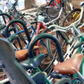 Bike Parking Rack in Stockholm, Sweden