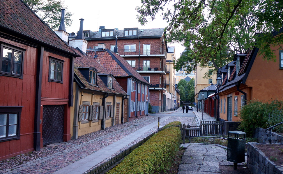 Tranquil Old Town in Stockholm, Sweden