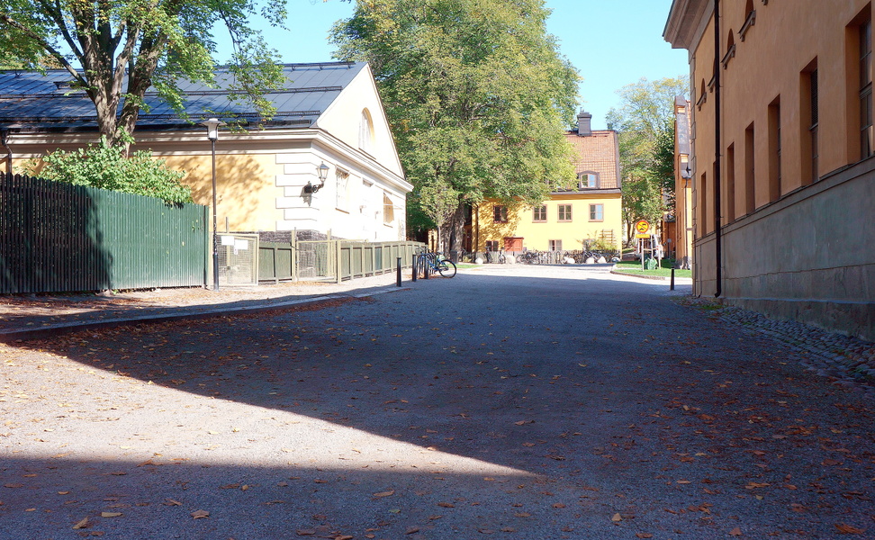 Quiet Residential Street in Stockholm, Sweden