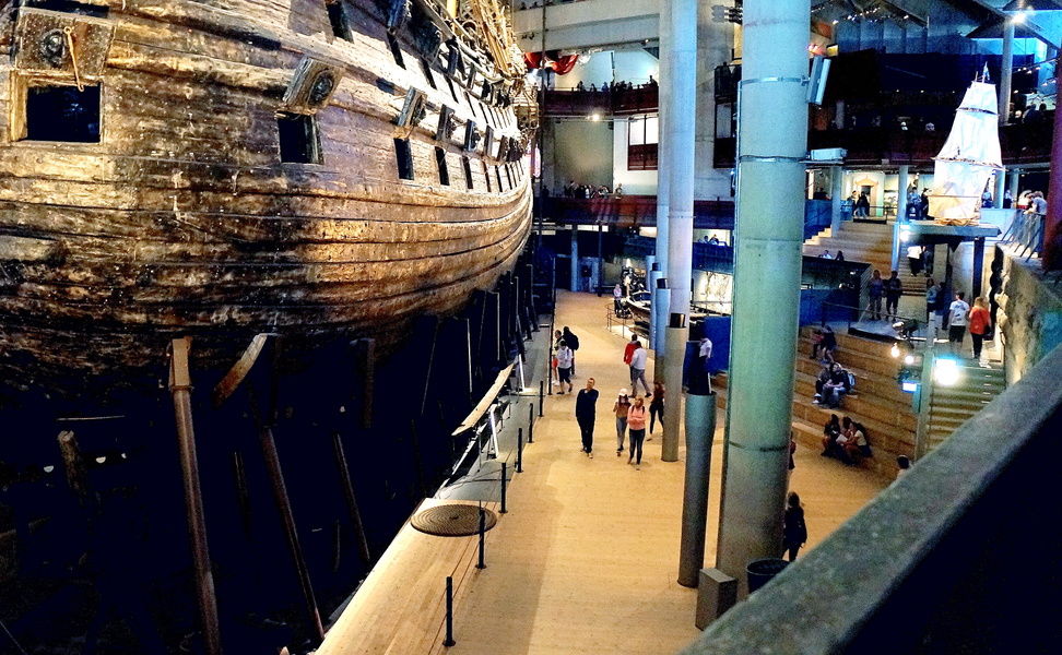 Viking Ship Exhibit in Stockholm Museum