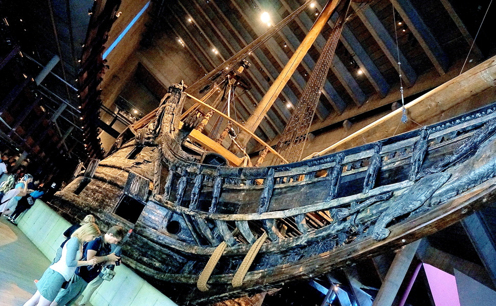 Display of a Historic Ship at the Vasa Museum