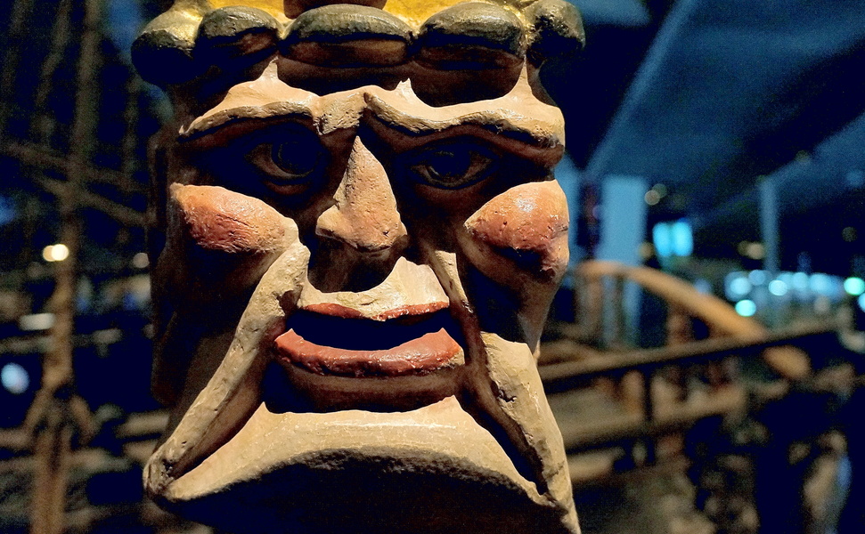 The Majestic Wooden Mask from Stockholm, Europe