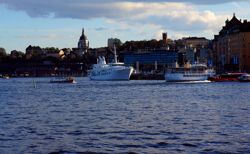 Peaceful Scene of Stockholm's Waterfront
