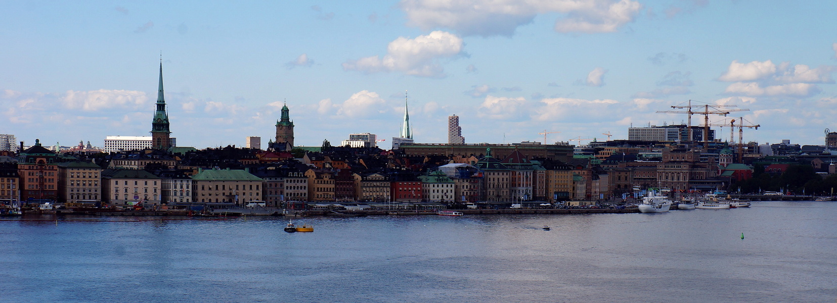 Stunning Stockholm Skyline with Rough Waters