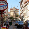 Cobblestone Street in Vienna, Austria