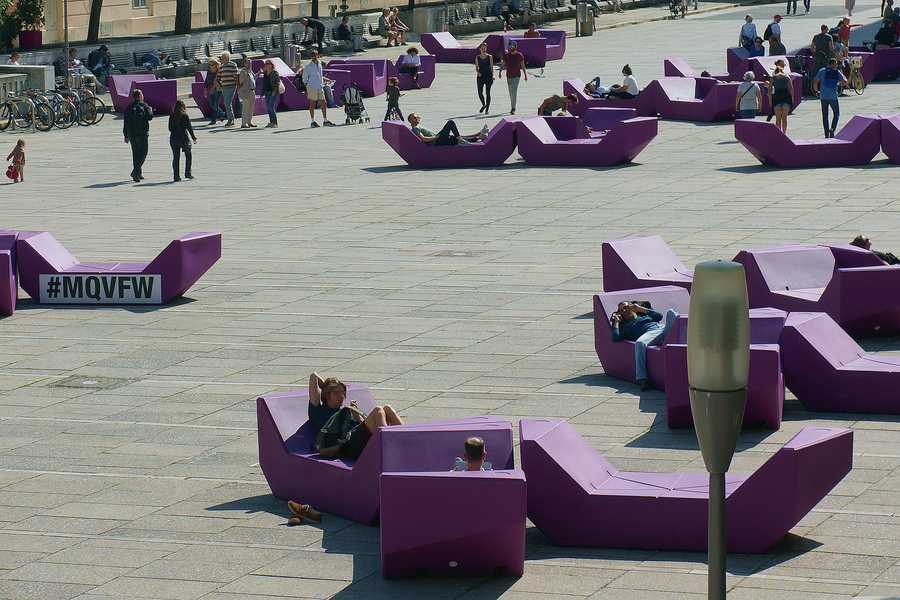 Vibrant Urban Art Display