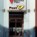 A City Corner with a Postal Office