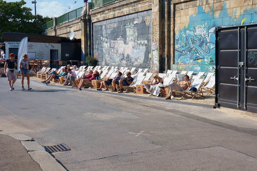 A Lively Urban Picnic Area in Vienna, Austria