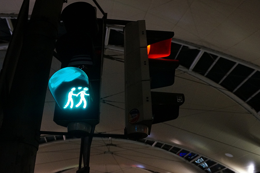 A Unique Crossing Signal in Vienna, Austria
