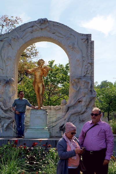 Historic Sculpture and Monument in Vienna, Austria