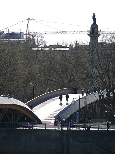 Bridge Connecting Over Water in Bordeaux, France