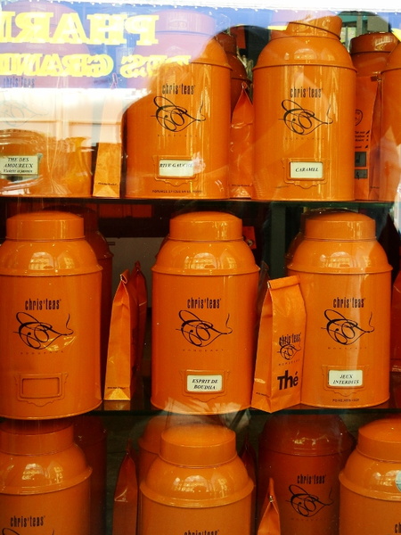 A Display of Colorful Tins and Containers