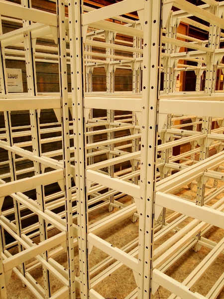 Modern Industrial Shelving System