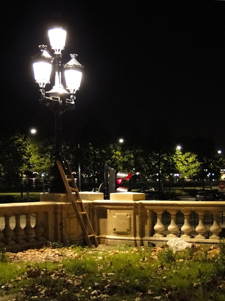 Lantern-lit Evening in a European Town