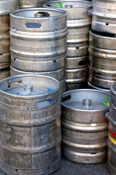 A Collection of Beer Barrels
