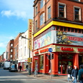 Vibrant Commercial Street in Dublin