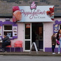 A Family Enjoying a Treat at Papagallos Ice Cream Shop