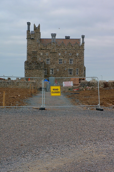 Ruined Castle Being Restored: Preservation in Progress