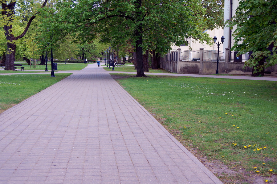 Serene Path in Riga, Latvia