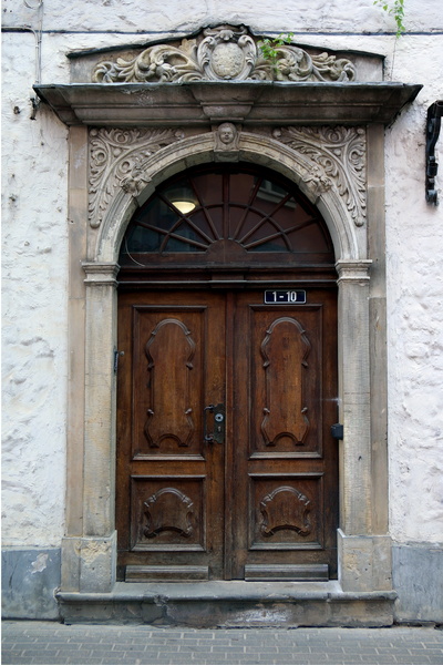 Elegant Old-World Entrance