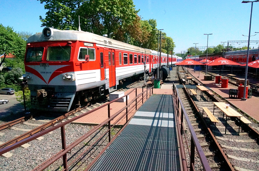 Elevated Train Station Loading Dock