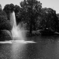 Tranquil Fountain in a Park