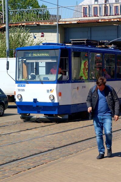 City Commuting: Tram in Riga