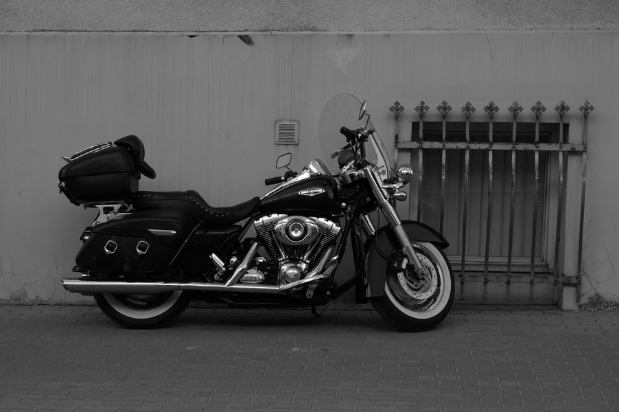 Classic Harley Davidson Motorcycle