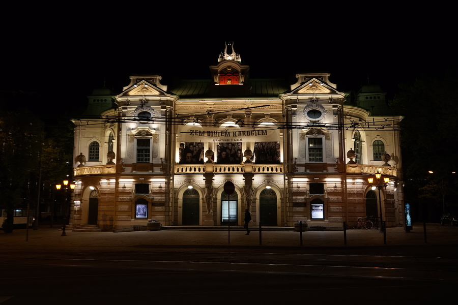 Theatre at Night: A Scenic View