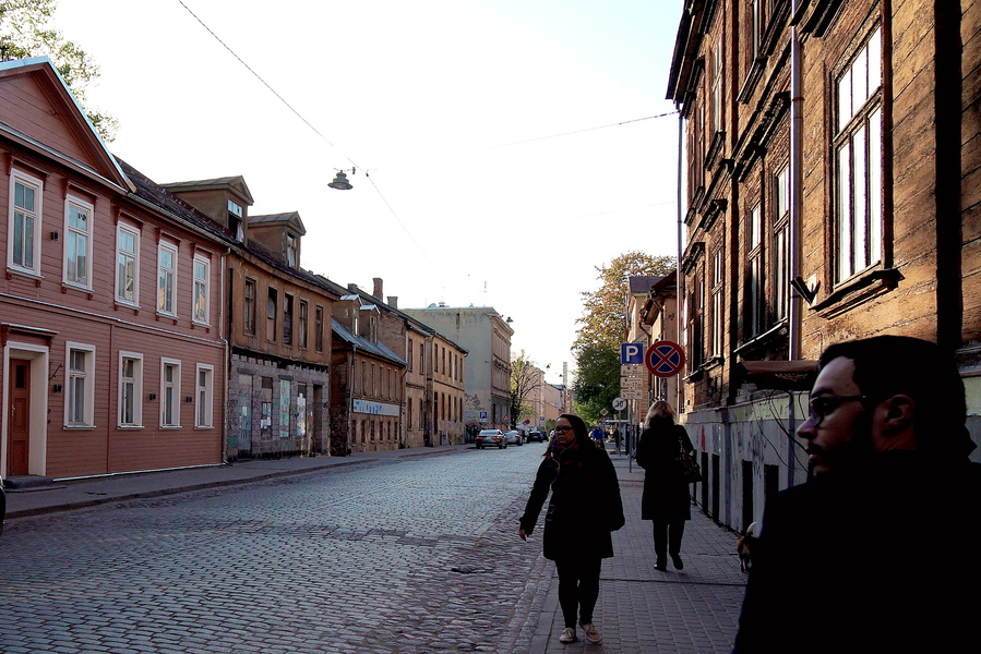 Serene Day in an Old Town, Latvia