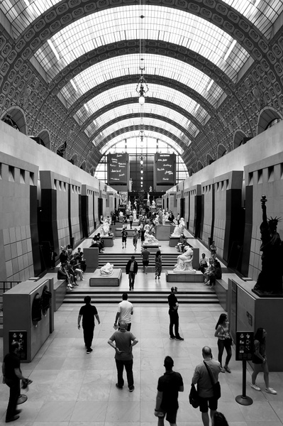 Inside the Louvre Museum, Paris